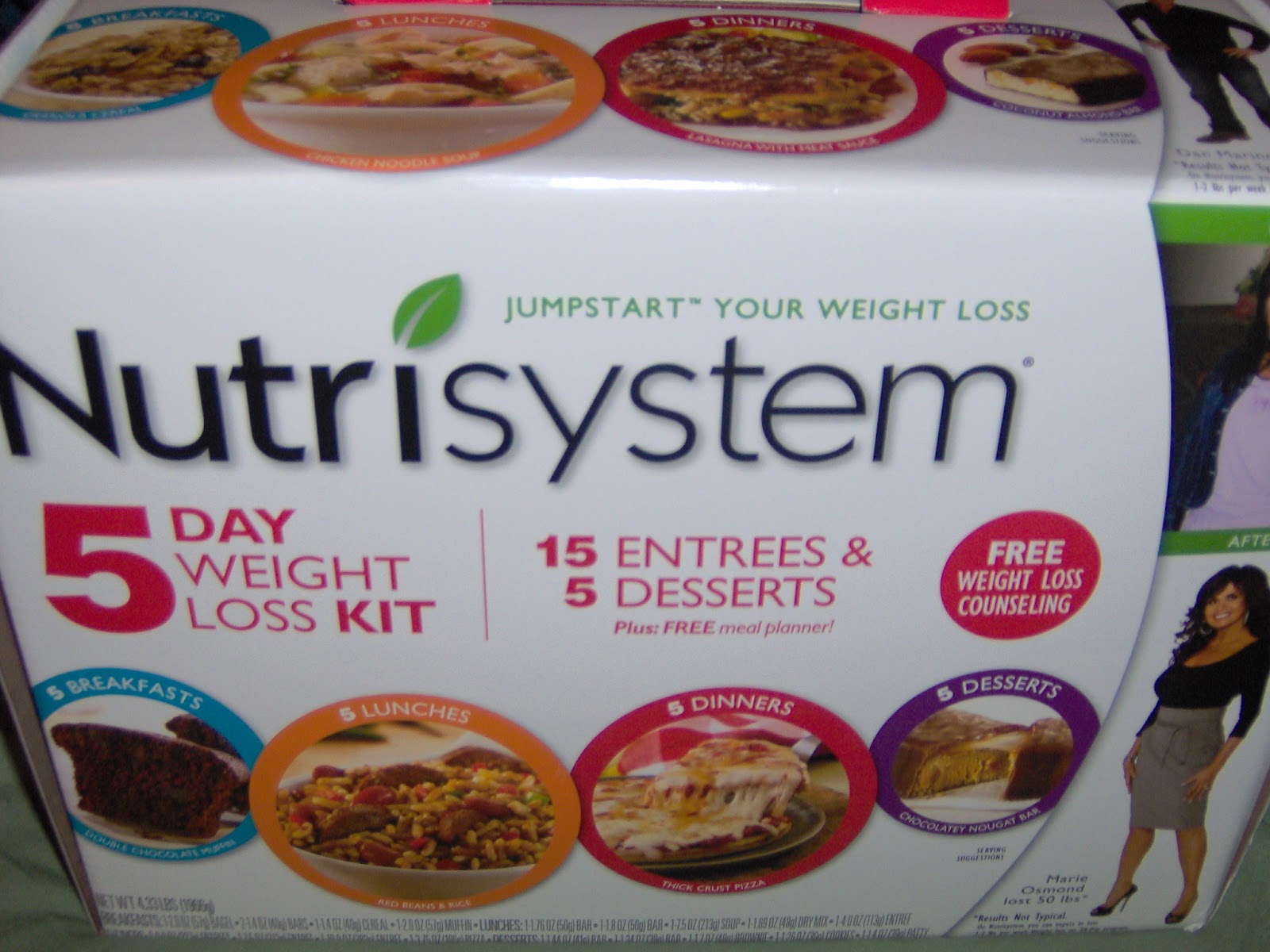 Look What Came in the Mail Nutrisystem 5Day Jumpstart Your Weight