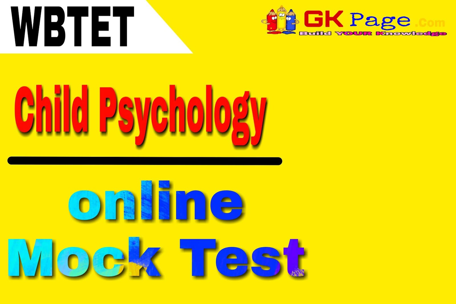 Psychological Test Online- শিশু শিক্ষা ও বিকাশ online মক টেস্ট -2 ...