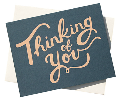Thinking Of You Card from Rifle Paper Co.