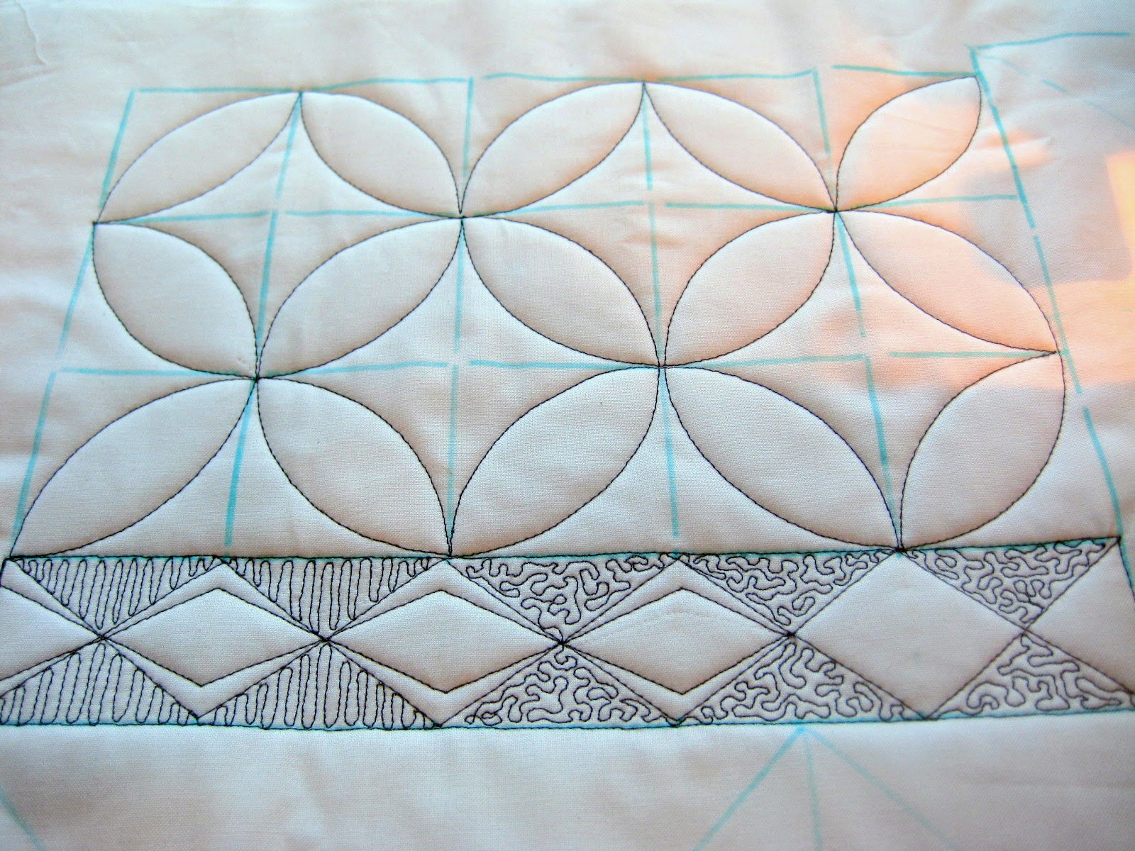 Jasmine - Corner  Hand quilting designs, Free motion quilt designs, Quilting  stencils
