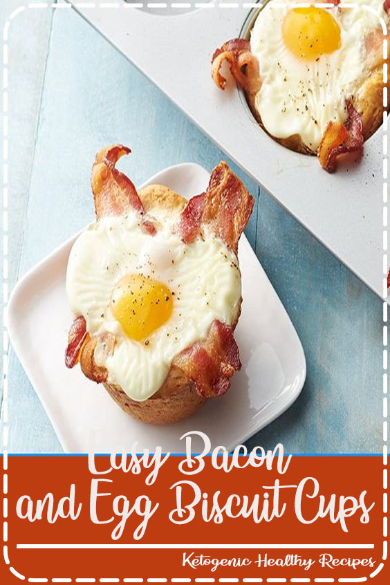 Foods Helen 20 Easy Bacon and Egg Biscuit Cups