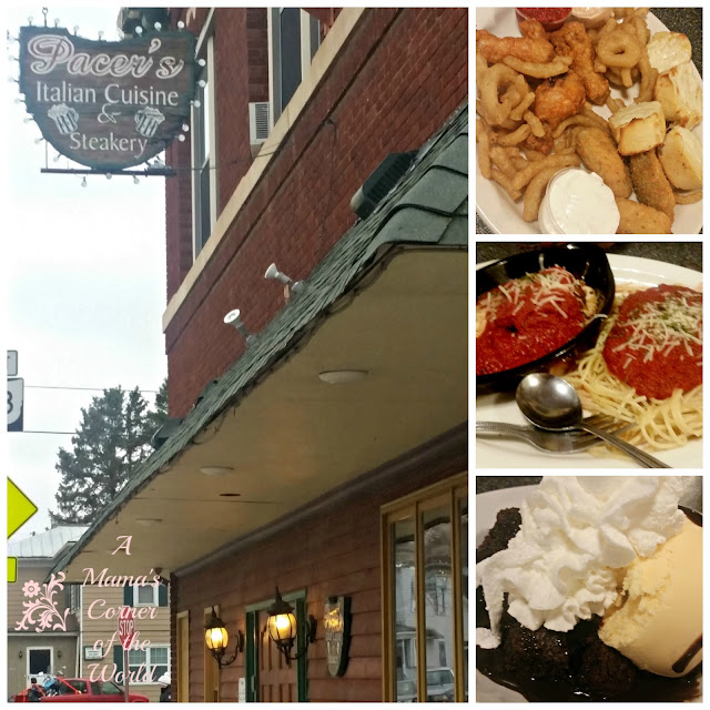 Family Friendly Restaurant Review Pacer's Italian Cuisine & Steakery in Pleasantville, Ohio A