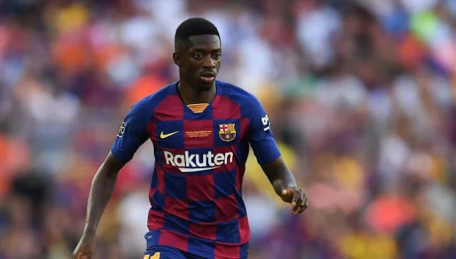مدرب برشلونة يستعين ويعطي فرصة لديمبلي في مباراته امان ايبيز مدرب برشلونة يسوق بشرى سارة لعثمان ديمبلي