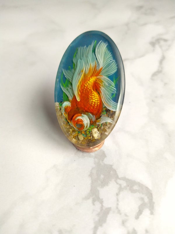 3D Resin Art Jewelry and Decor by Original3DResinArt / The Beading Gem