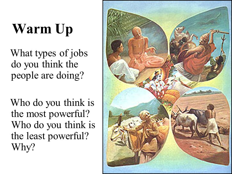 4 Varnas Basic Traits