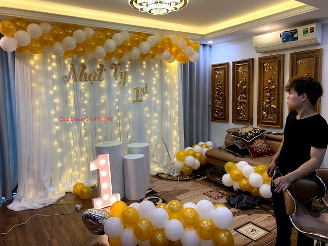 Trang trí sinh nhật cho bé tại Vinhomes Trần Duy Hưng