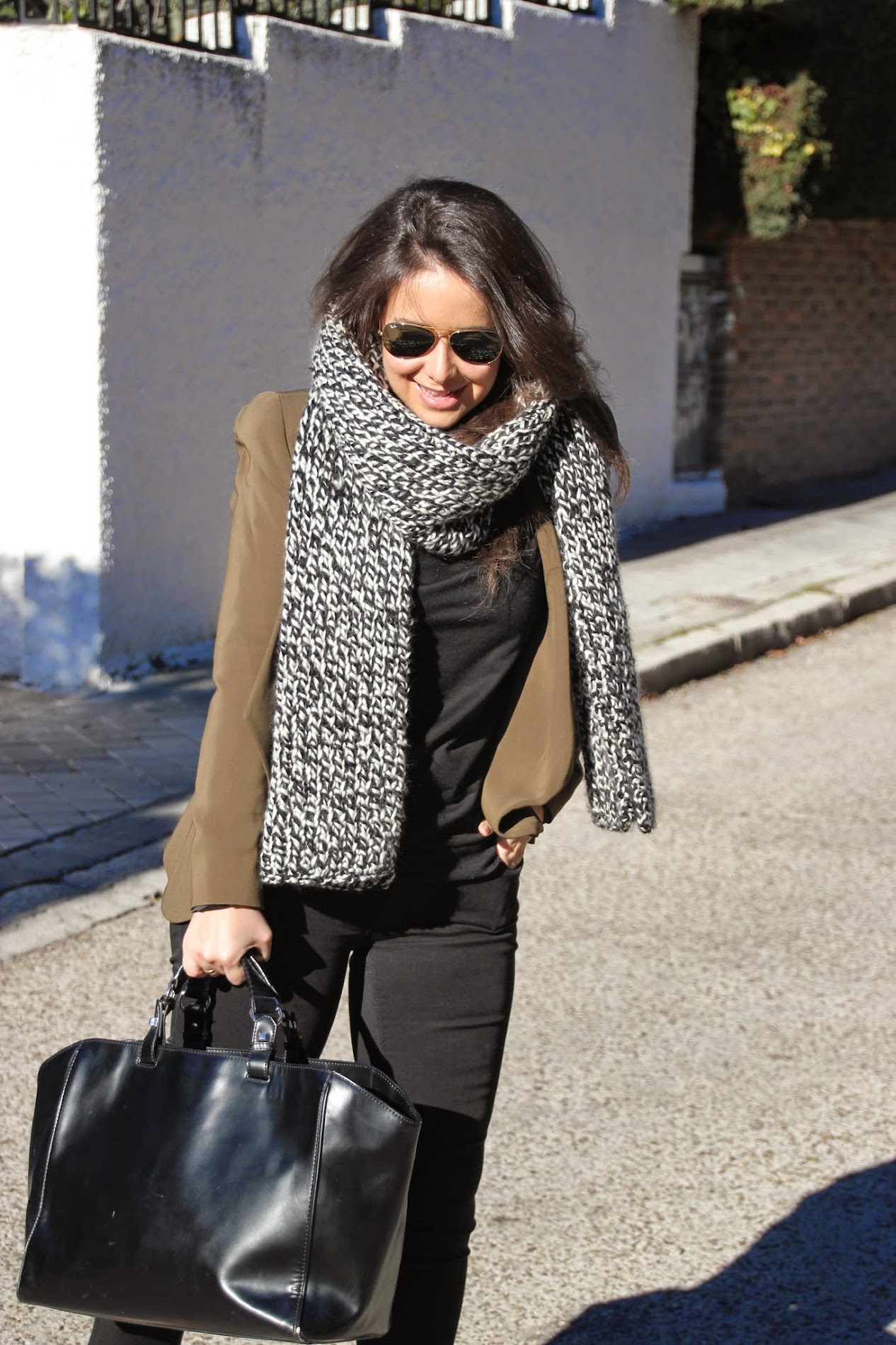 DIY Cómo hacer MAXI BUFANDA (patrones gratis) Aprender a tejer