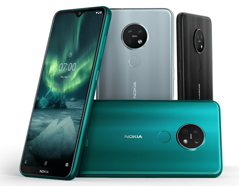 Different colors of Nokia 7.2 Different colors of Nokia 7.2