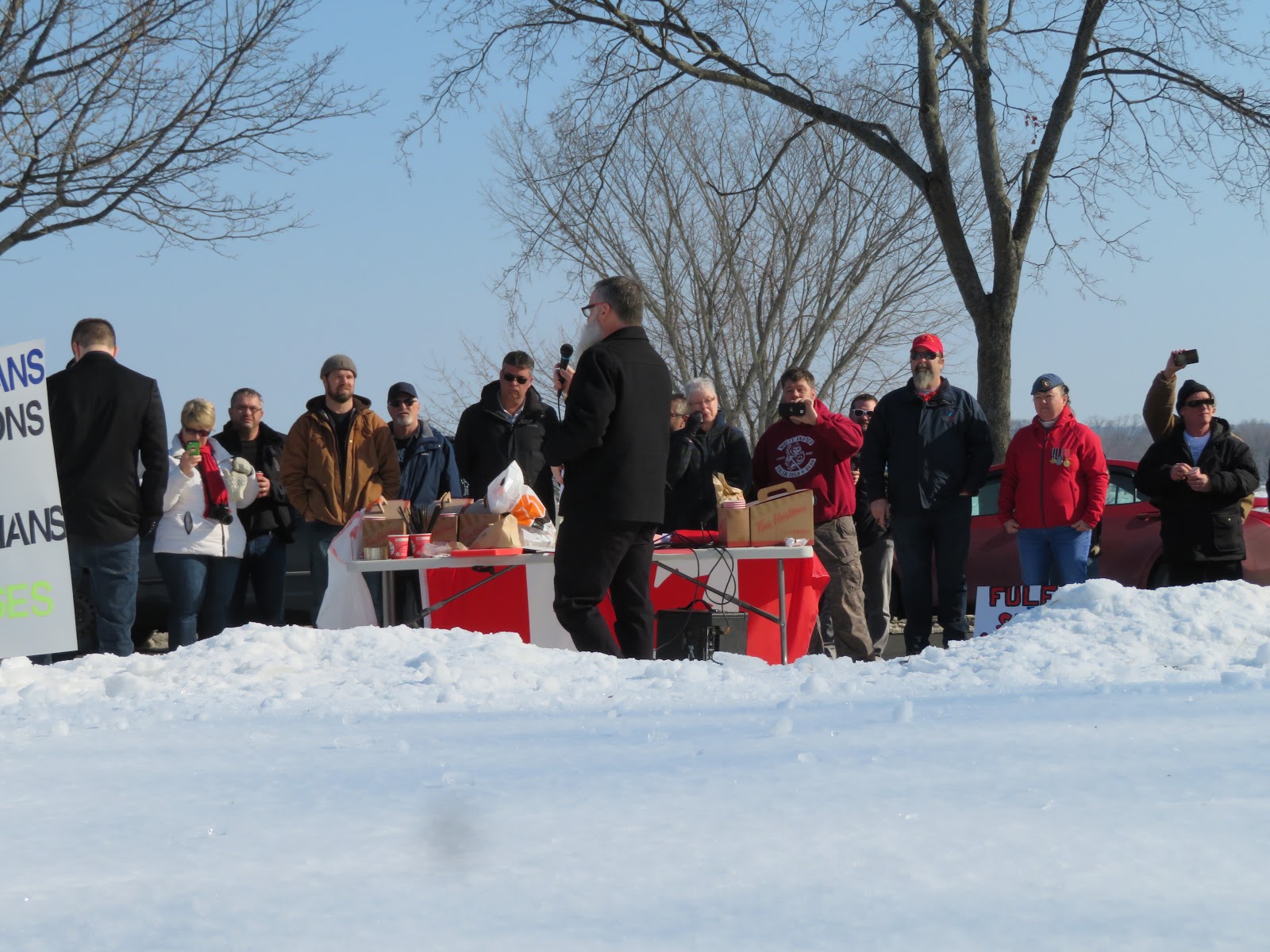 Charles Leblanc's Other Blog Veterans Protest in Fredericton for fair