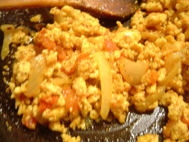 pakistani home cooking: Cabbage with minced chicken