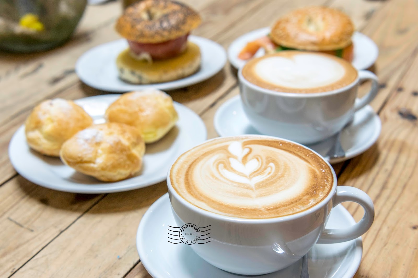 The Mugshot Cafe with the best Bagel Chulia Street,