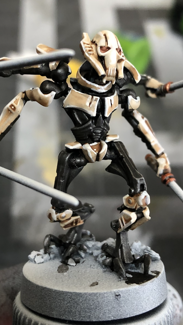 Painting Poorly Star Wars Legion General Grievous