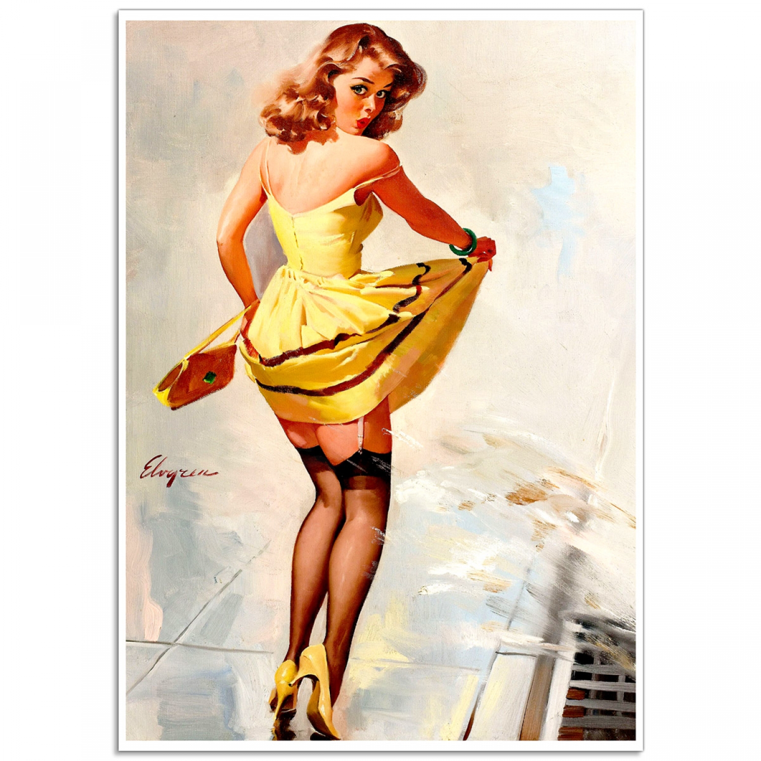 50 Pin Up Girls Paintings For Your Inspiration