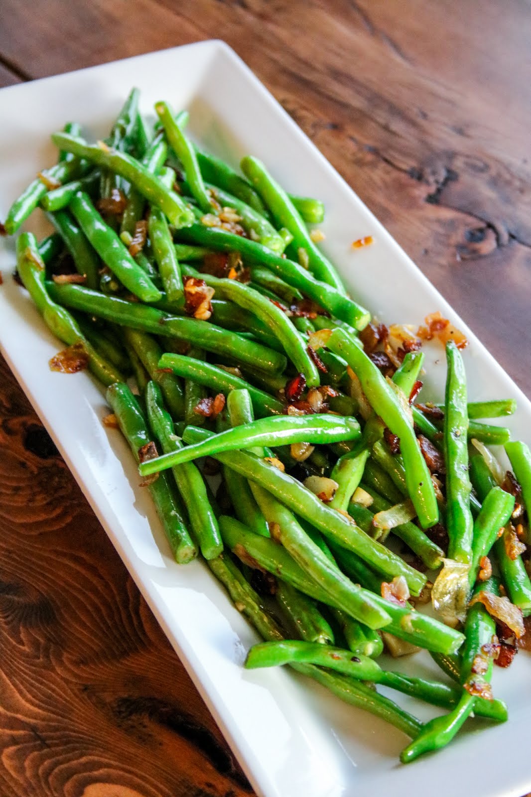 See Brooke Cook: Fresh Green Beans with Bacon & Onion