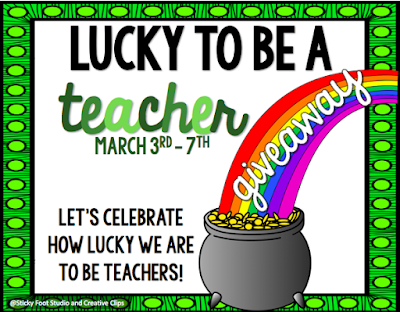 http://countlesssmartcookies.blogspot.com/2016/03/lucky-to-be-teacher.html