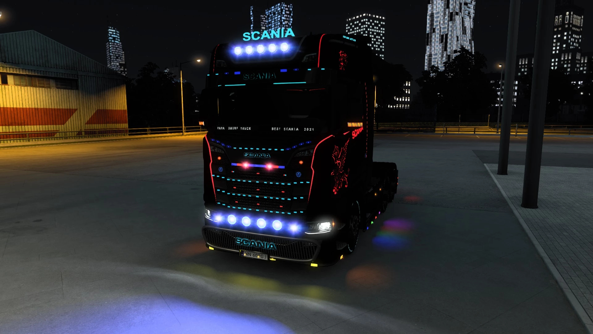 ETS2 V1.40 LightPack and Lights Addon v3.0