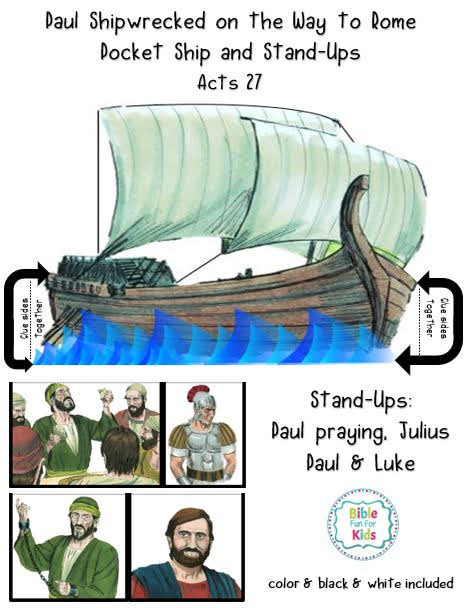 Paul Shipwrecked on the Way to Rome | Bible Fun For Kids
