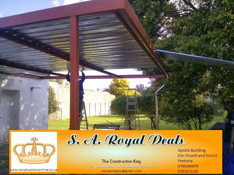 Steel structures Pretoria, Greenhouse tunnels, Paving