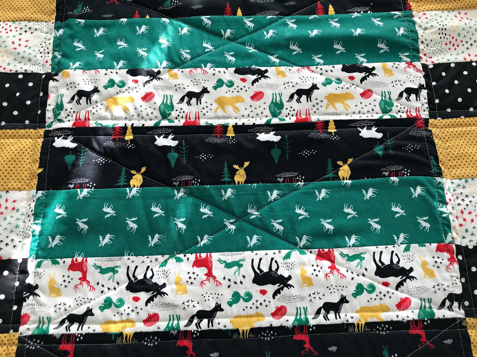 something rosemade Big Easy 3 Winter Woodland Quilt