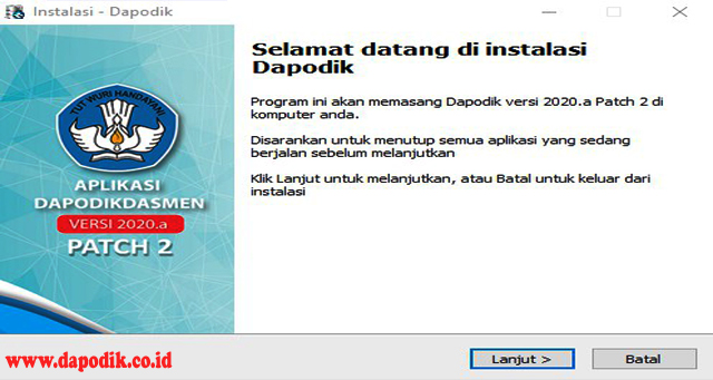 2 Cara Pembaruan Dapodik Versi 2020 A Patch 2 Rilis Pembaruan Aplikasi Dapodik Versi 2020 A Patch 2 Dapodik Co Id