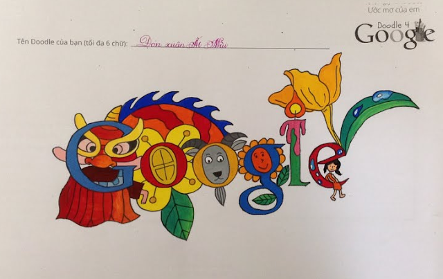 Google Công Bố Doodle Thắng Giải Đầu Tiên Tại Việt Nam!
