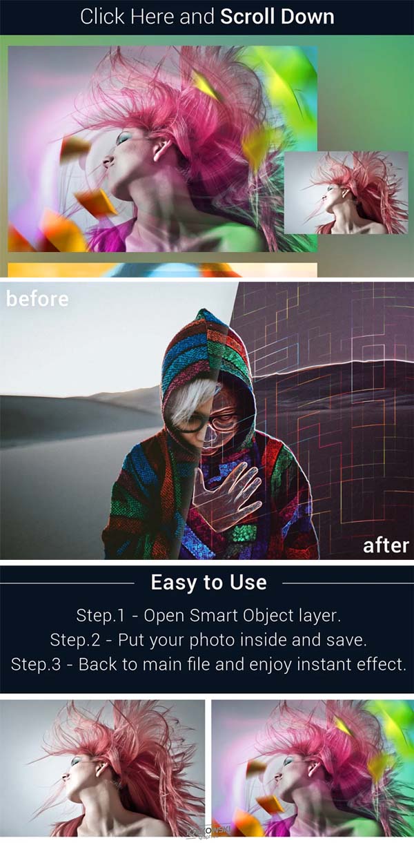 Abstract Photo Templates