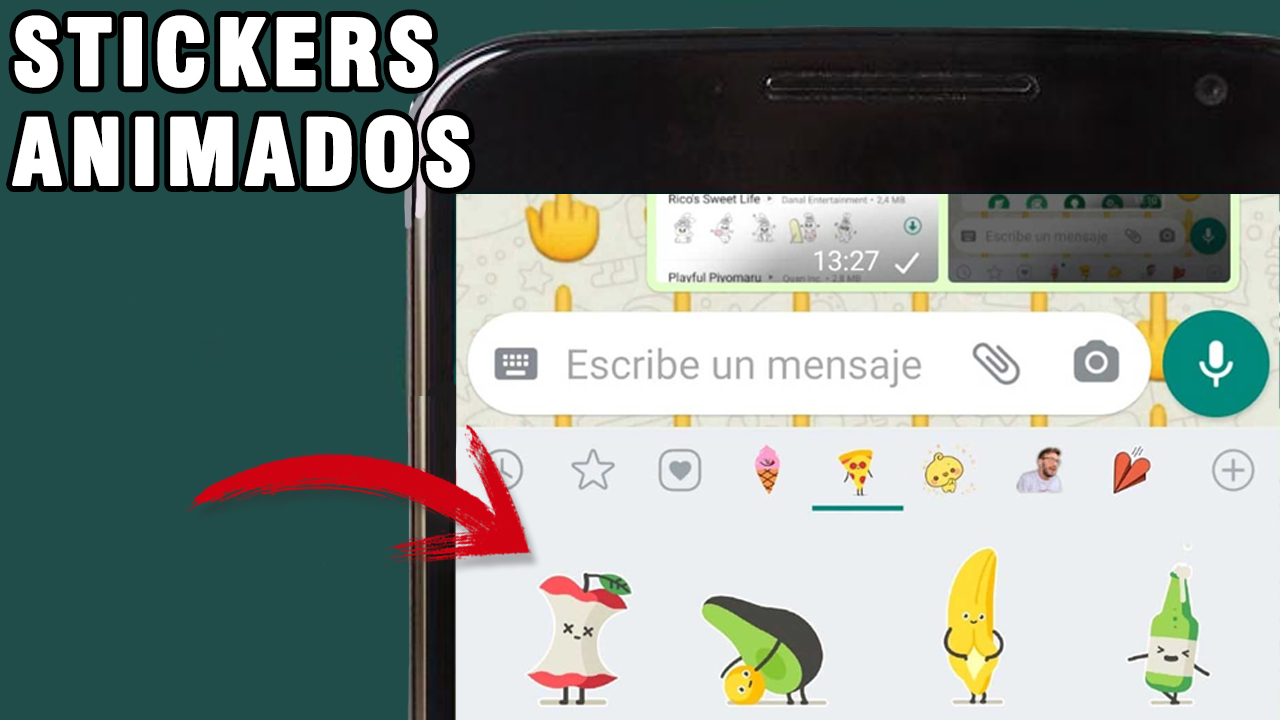 cómo activar los Stickers animados en WhatsApp