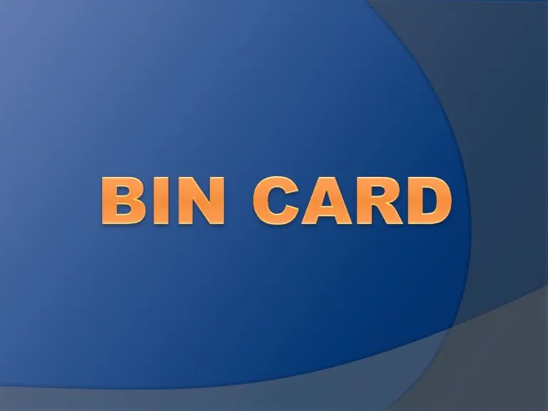 What is a BIN card and how to use it?