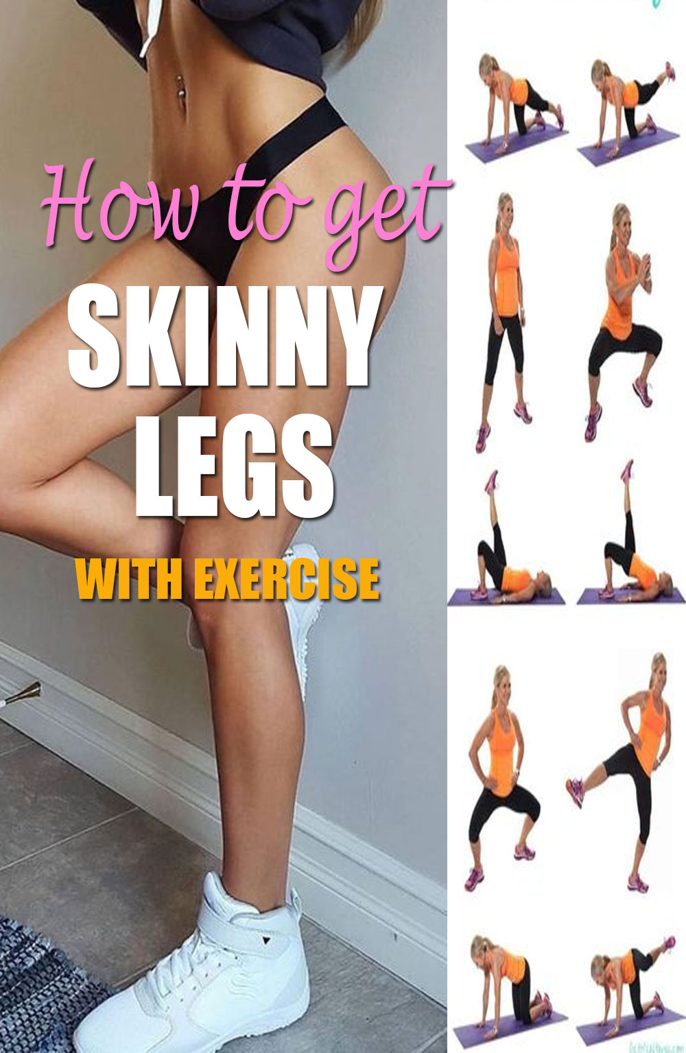 how to get skinny legs with exercise