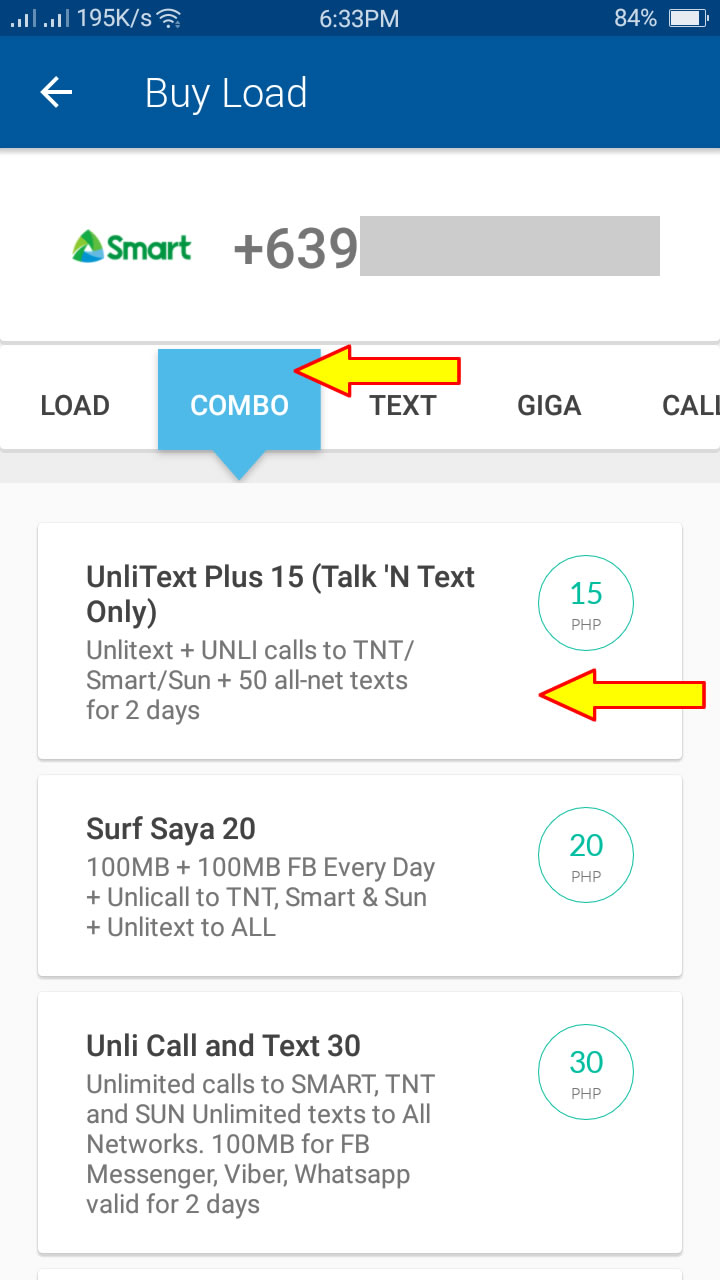 How to Load TNT UTP15 using Coins.ph wallet
