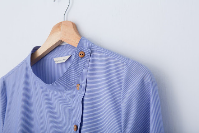 溫室寫作 雨天排釦洋裝