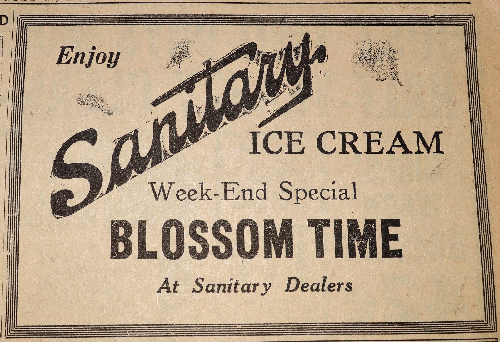 Vintage Johnstown Sanitary Ice Cream Johnstown