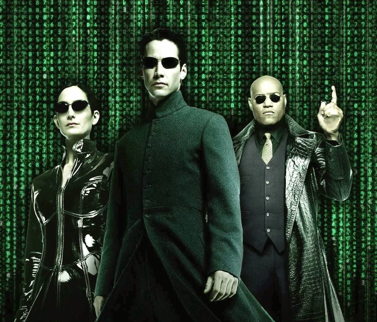 Spectacular Matrix Hair Color Wallpaper Illustration