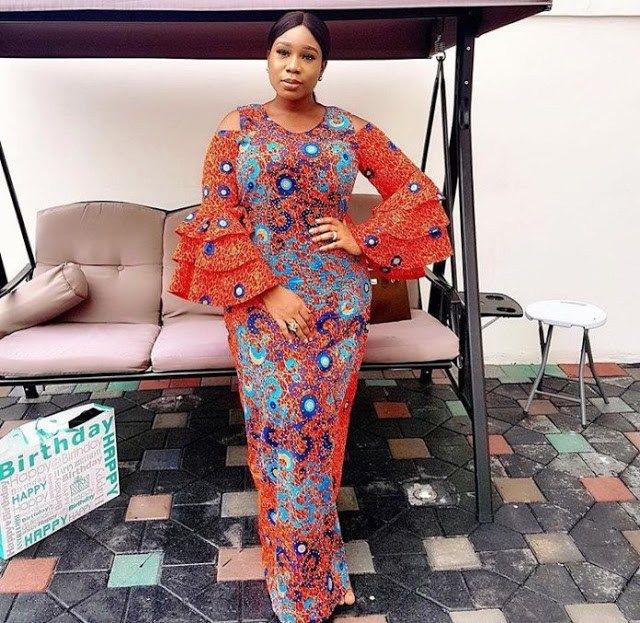 2021 Latest Long Gown Ankara Styles For Africa Ladies To Try Out