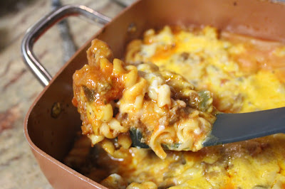 Deep South Dish: Baked Rotini in Meat Sauce