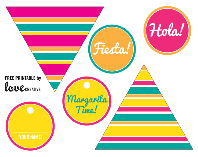 Free Printable Cinco De Mayo Invitation With Mini Bunting