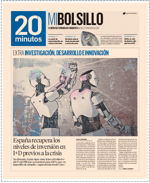  MI BOLSILLO: Publicación Mensual de Economía. 20 Minutos. Diciembre 2019.