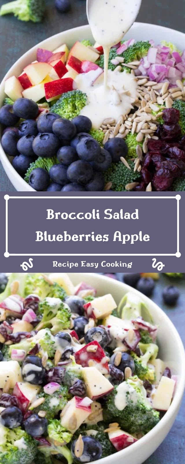 Broccoli Salad Blueberries Apple