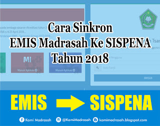  Sebagaimana yang kita ketahui bersama bahwa Sistem Akreditasi Tahun  Cara Sinkron EMIS Madrasah Ke SISPENA Tahun 2018