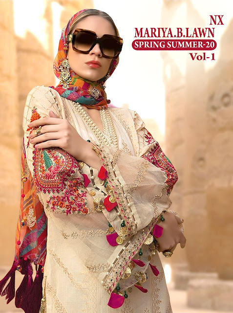 Shree Fab Mariya B Lawn Spring Summer 20 Vol 1 Nx pakistani Suits