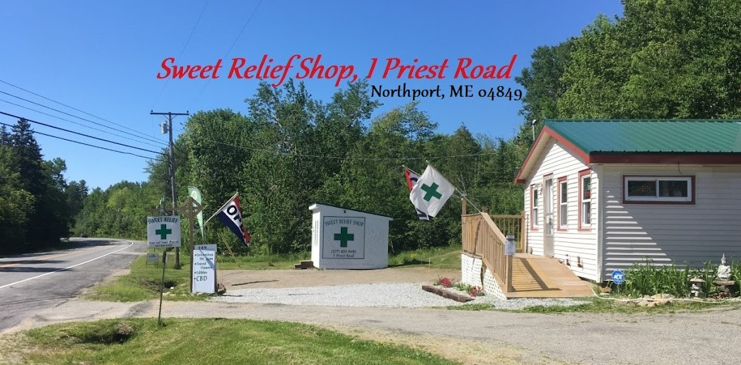 Sweet Relief Shop, The Maine Recreational Marijuana Dispensary on Rt. 1