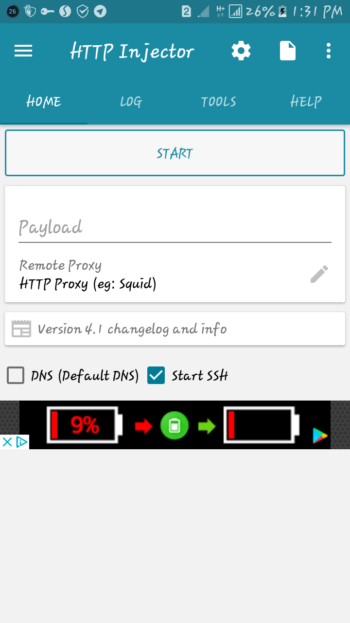 How to use http injector app for android using ehi config. File