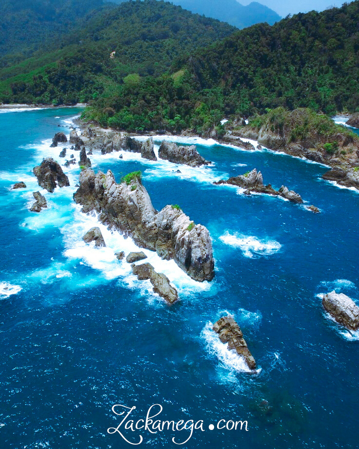 Melihat Keindahan Pantai Karang Gigi Hiu Lampung Zackamega Com