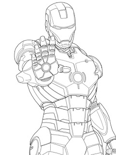 Desenhos Do Homem de Ferro Para Colorir