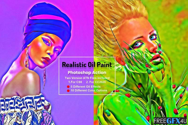 Download Realistic Oil Paint Photoshop Action Realistic Oil Paint Photoshop Action