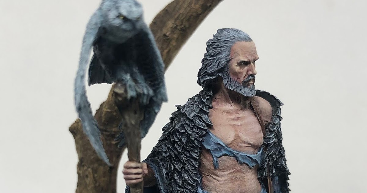 Rompy's Rendering on Resin Myrddin Wyllt (Merlin), Nocturna, 1/32
