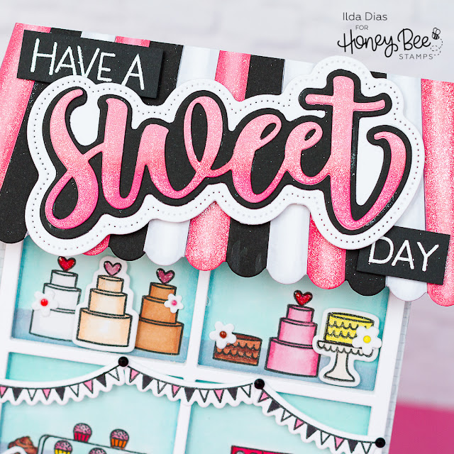 Have Sweet Day Bakery Scene Card | Honey Bee Stamps