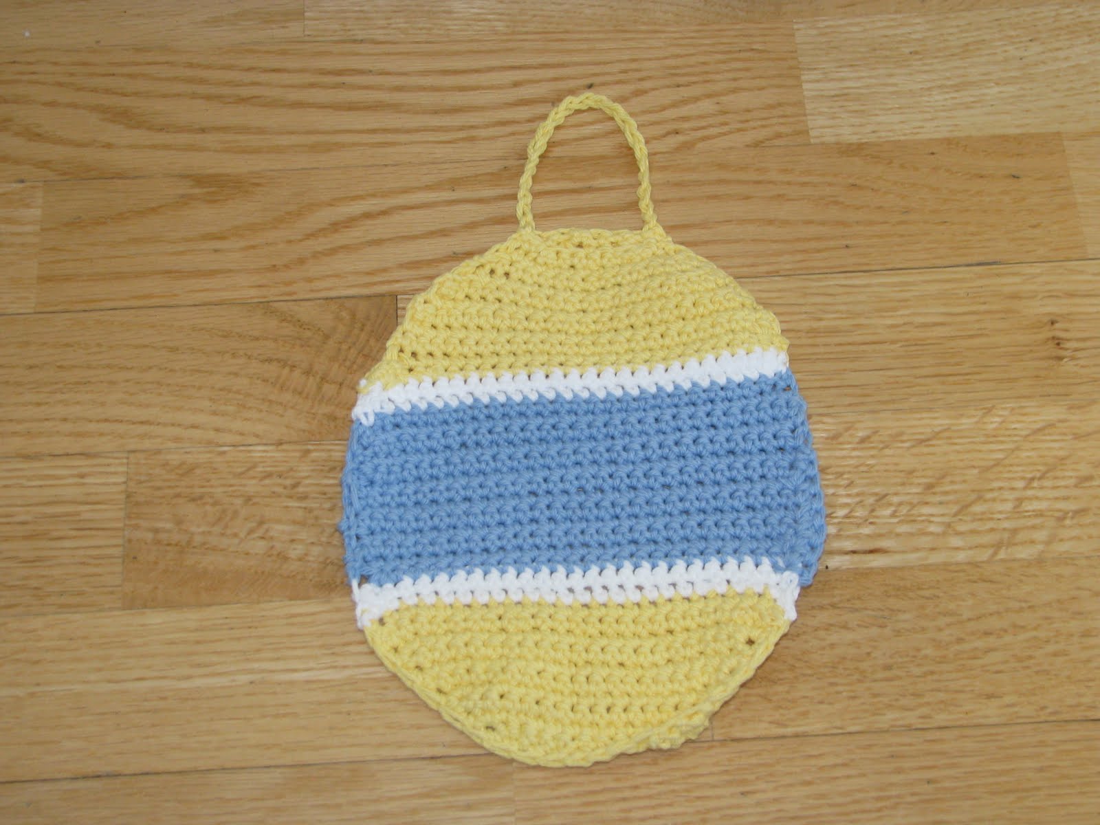 Craft Attic Resources Easter Egg Dishcloth