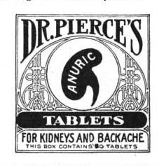Dr. Pierce's Anuric Tablets