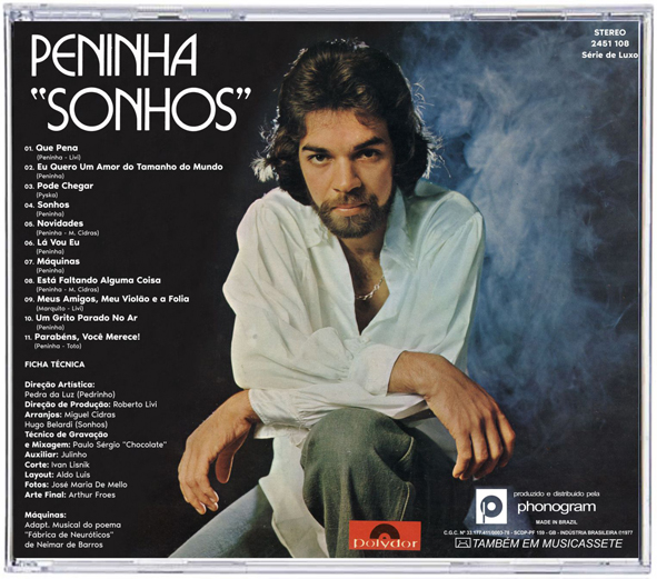 vinilcdbrasil CD Peninha 1977 Sonhos vinilcdbrasil CD Peninha 1977 Sonhos